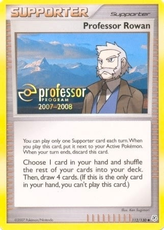 Image for Professor Rowan (2007) (Professor Program Promos) (112/130) - Pokemon