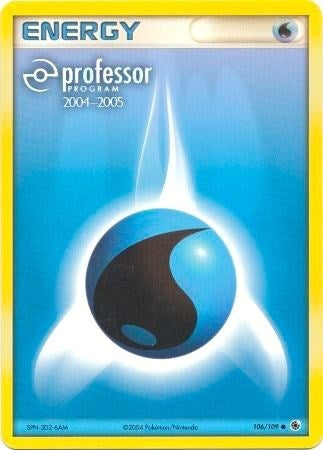 Image for Water Energy (2004-2005) (Professor Program Promos) (106/109) - Pokemon
