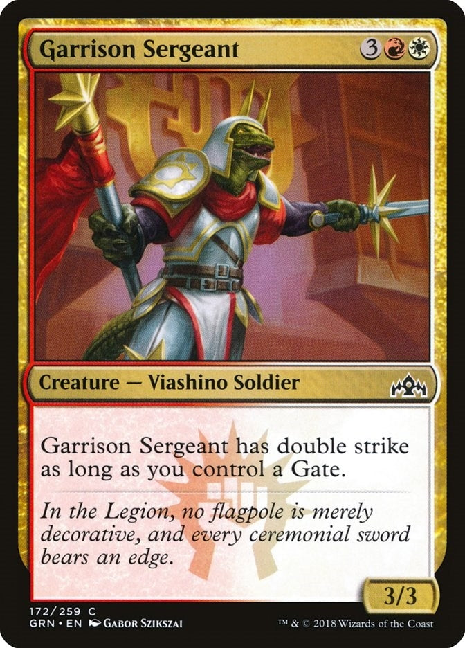 Image for Garrison Sergeant (Guilds of Ravnica) (172) - Magic: The Gathering