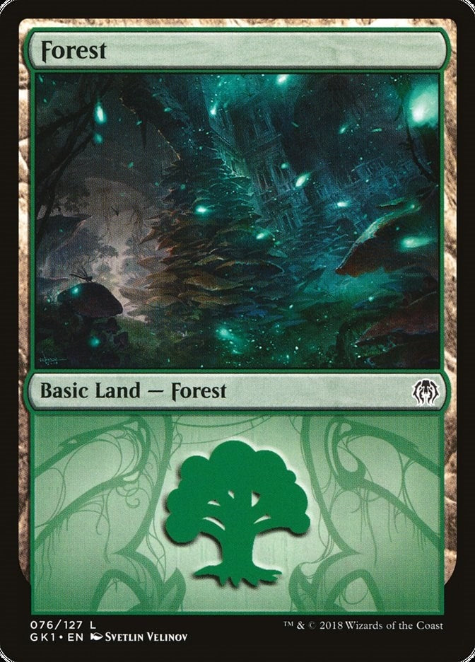 Image for Forest (076) (Guilds of Ravnica: Guild Kits) (76) - Magic: The Gathering