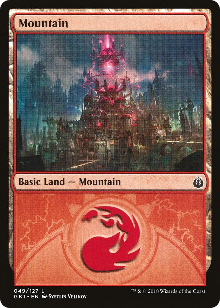 Image for Mountain (049) (Guilds of Ravnica: Guild Kits) (49) - Magic: The Gathering