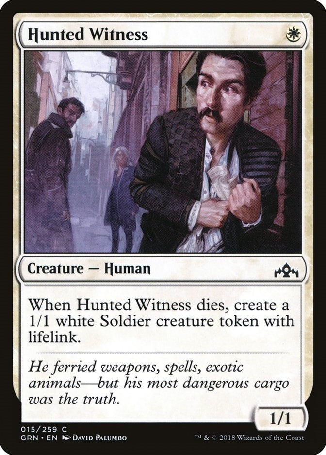 Image for Hunted Witness (Guilds of Ravnica) (15) - Magic: The Gathering