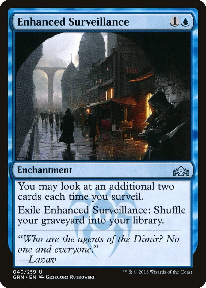 Image for Enhanced Surveillance (Guilds of Ravnica) (40) - Magic: The Gathering