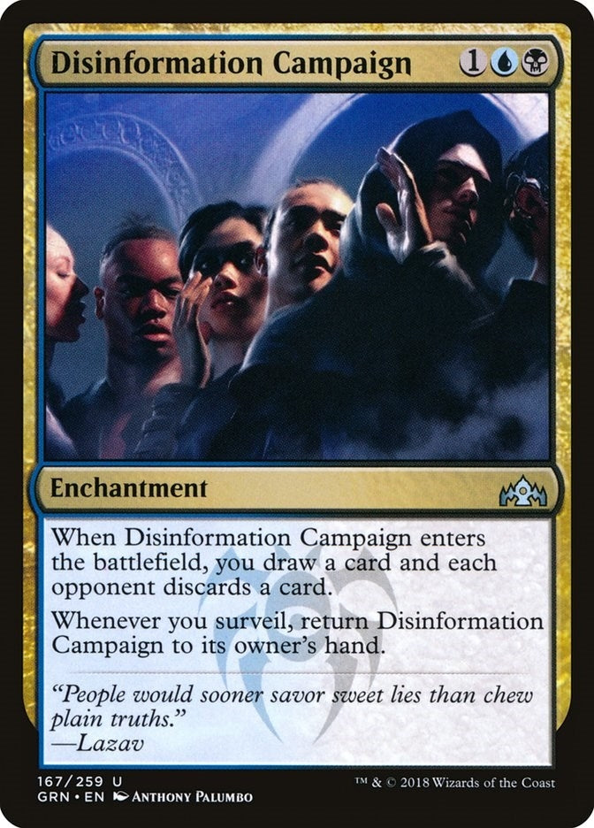 Image for Disinformation Campaign (Guilds of Ravnica) (167) - Magic: The Gathering