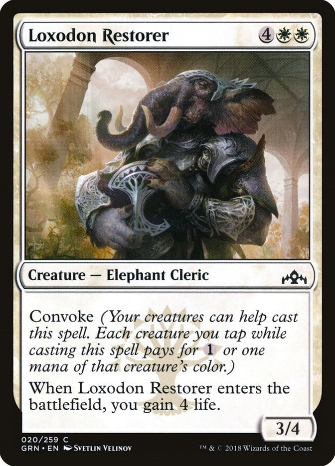 Image for Loxodon Restorer (Guilds of Ravnica) (20) - Magic: The Gathering