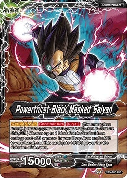 Image for Black Masked Saiyan // Powerthirst Black Masked Saiyan (Miraculous Revival) (BT5-105) - Dragon Ball Super: Masters