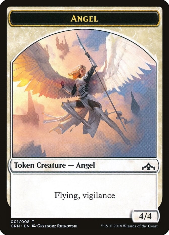 Image for Angel Token (Guilds of Ravnica) (1) - Magic: The Gathering