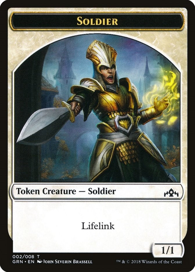 Image for Soldier Token (Guilds of Ravnica) (2) - Magic: The Gathering