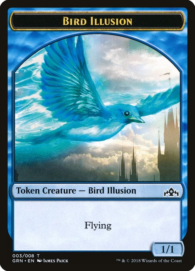 Image for Bird Illusion Token (Guilds of Ravnica) (3) - Magic: The Gathering