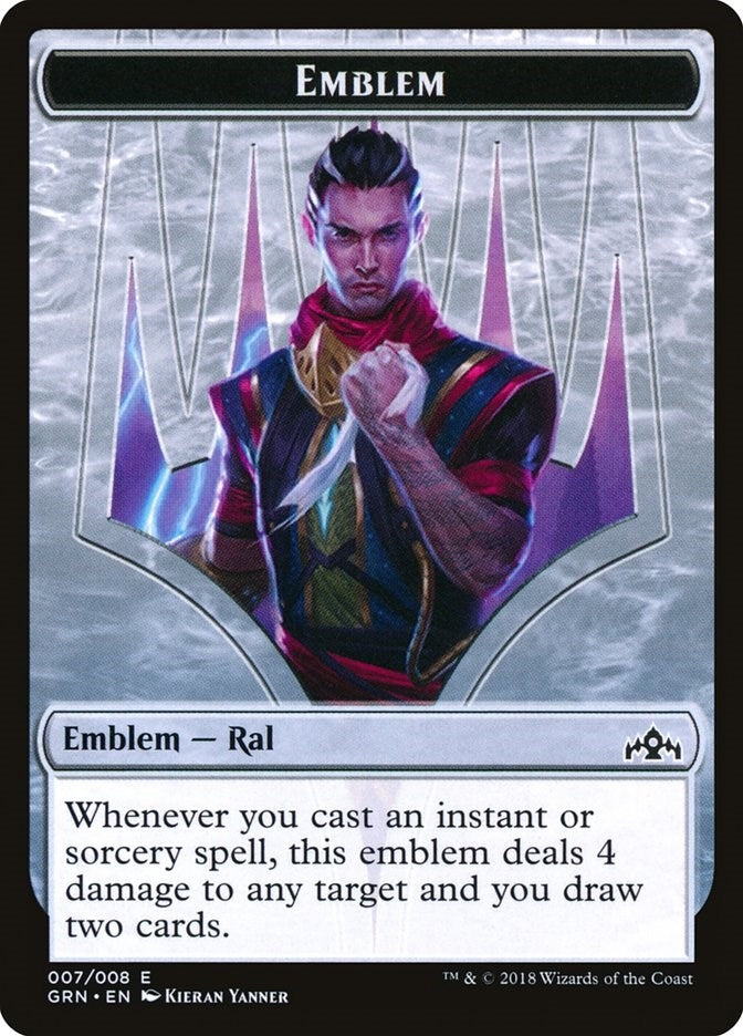 Image for Emblem - Ral, Izzet Viceroy (Guilds of Ravnica) (7) - Magic: The Gathering