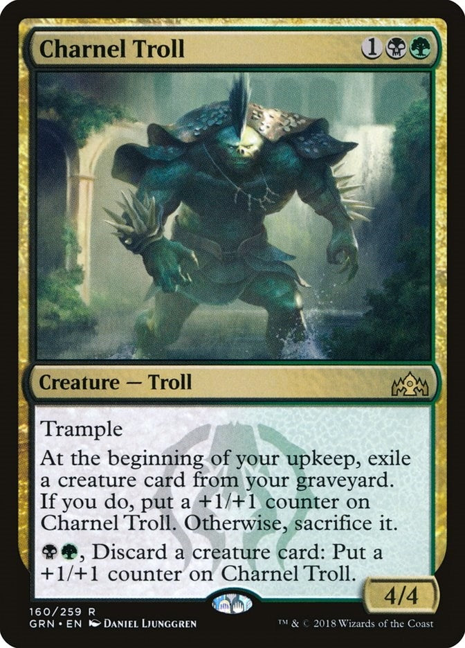 Image for Charnel Troll (Guilds of Ravnica) (160) - Magic: The Gathering