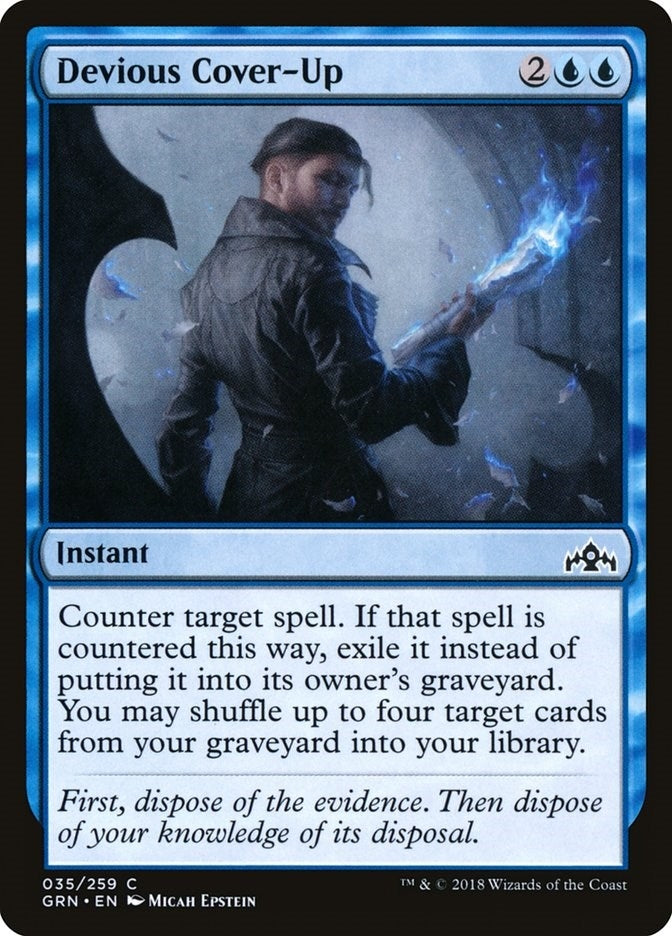 Image for Devious Cover-Up (Guilds of Ravnica) (35) - Magic: The Gathering