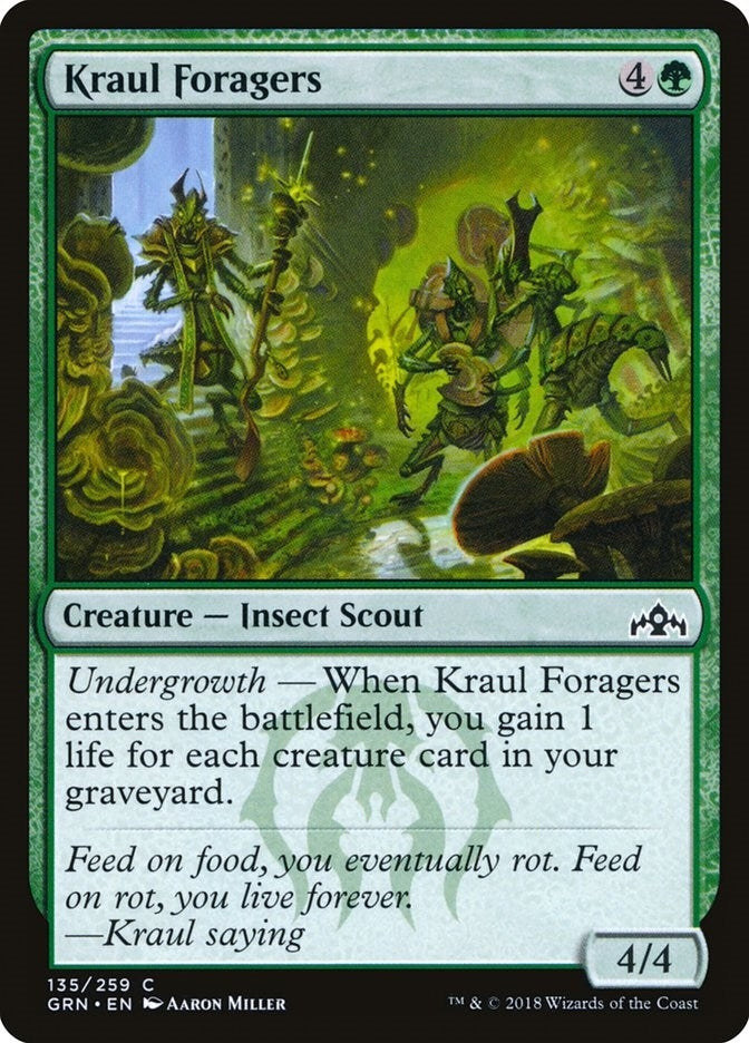 Image for Kraul Foragers (Guilds of Ravnica) (135) - Magic: The Gathering
