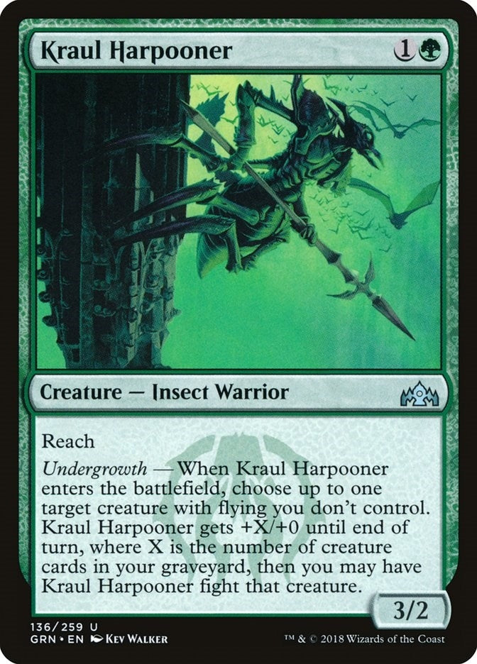 Image for Kraul Harpooner (Guilds of Ravnica) (136) - Magic: The Gathering