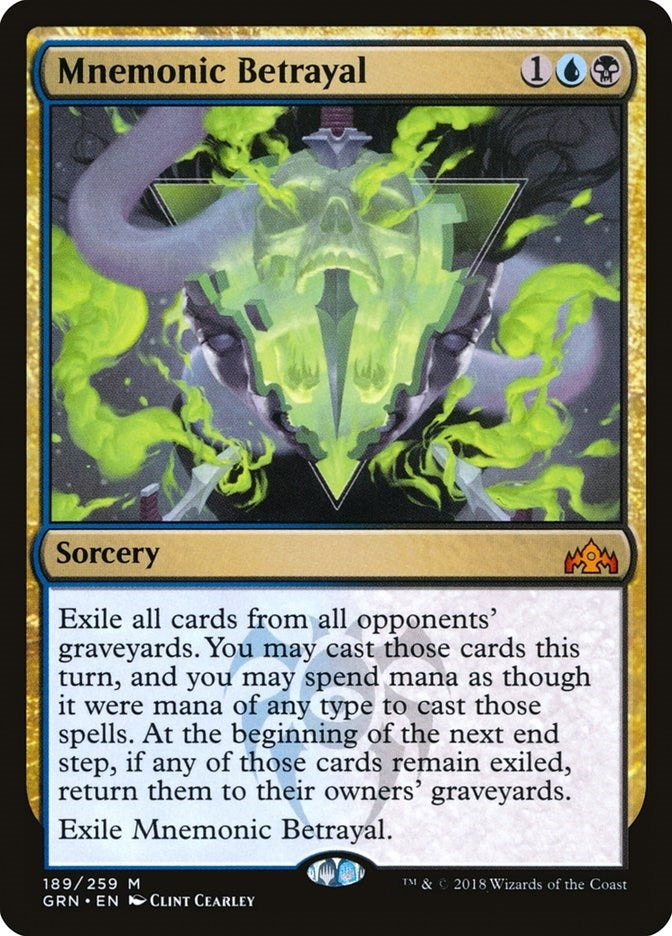 Image for Mnemonic Betrayal (Guilds of Ravnica) (189) - Magic: The Gathering