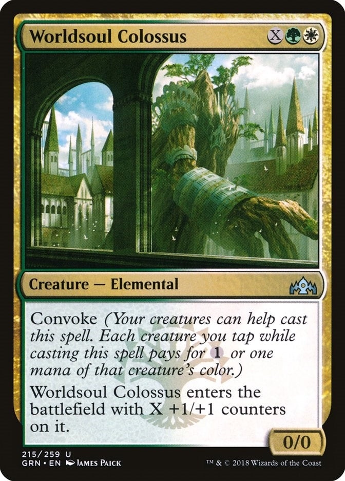Image for Worldsoul Colossus (Guilds of Ravnica) (215) - Magic: The Gathering
