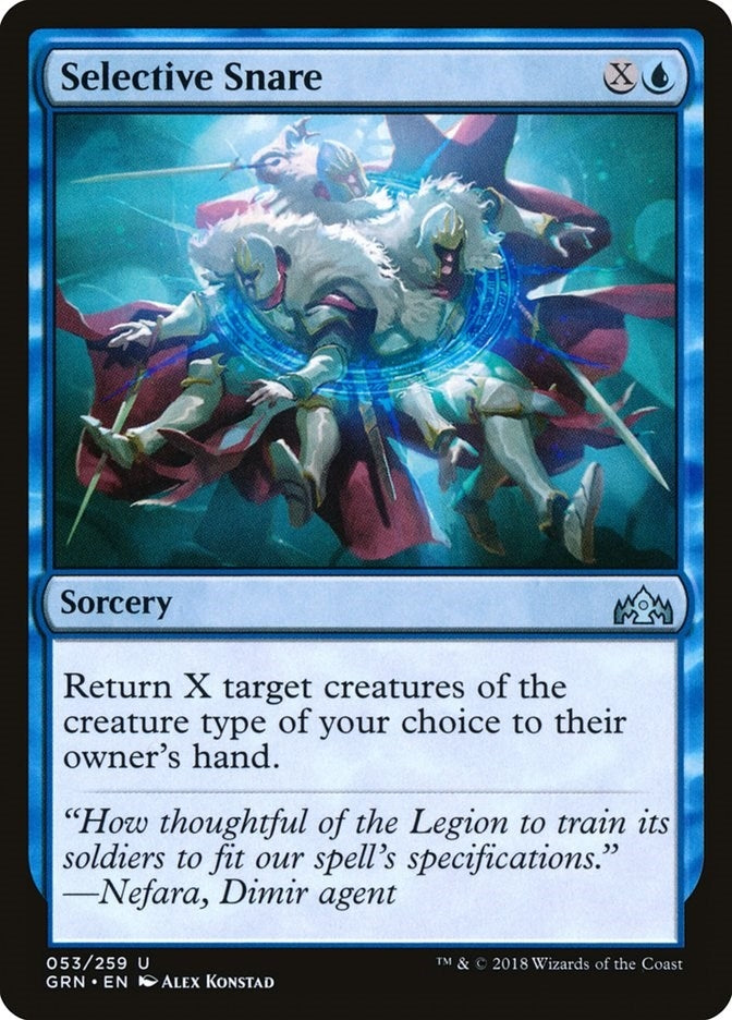Image for Selective Snare (Guilds of Ravnica) (53) - Magic: The Gathering