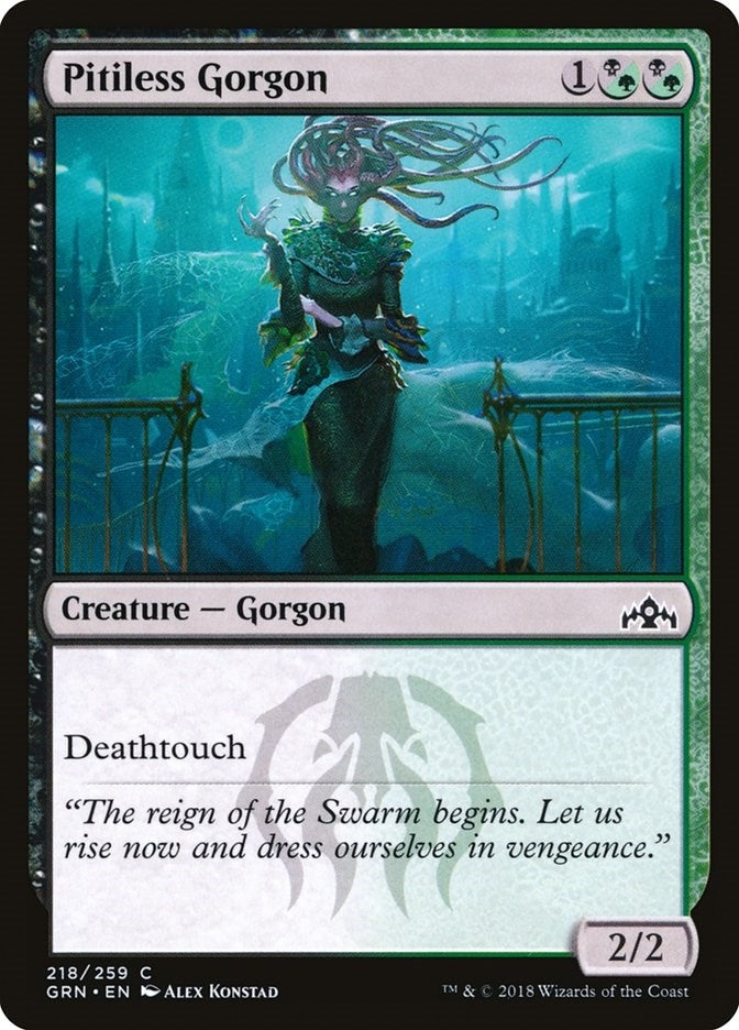 Image for Pitiless Gorgon (Guilds of Ravnica) (218) - Magic: The Gathering