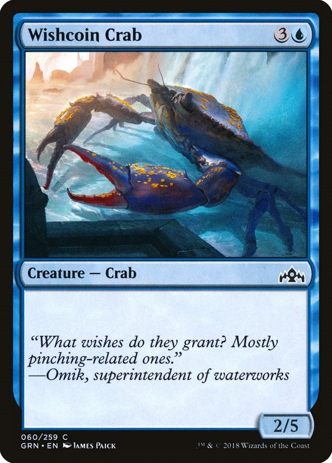 Image for Wishcoin Crab (Guilds of Ravnica) (60) - Magic: The Gathering