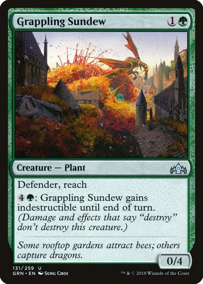 Image for Grappling Sundew (Guilds of Ravnica) (131) - Magic: The Gathering