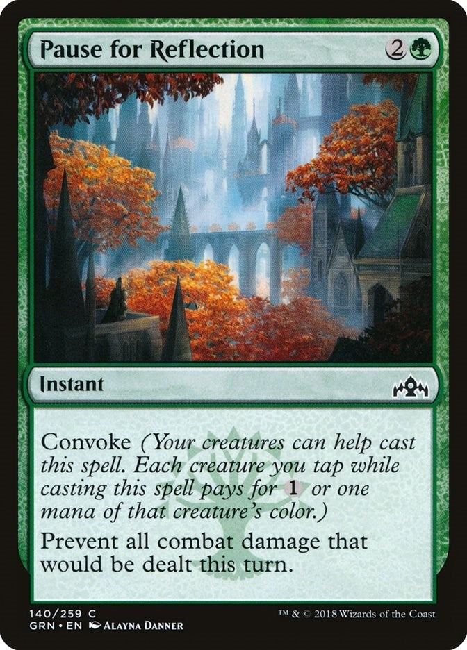 Image for Pause for Reflection (Guilds of Ravnica) (140) - Magic: The Gathering
