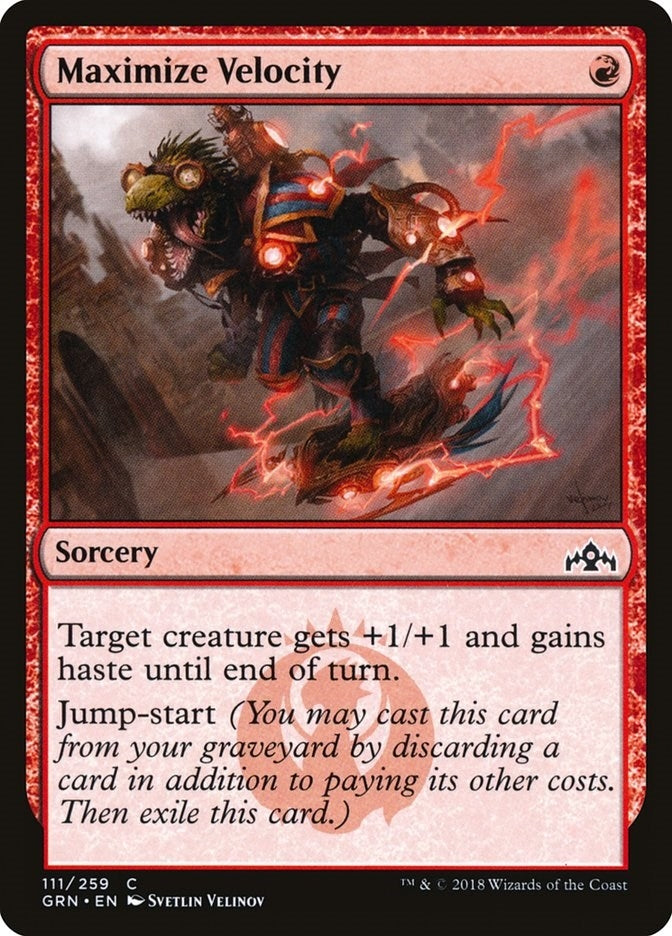 Image for Maximize Velocity (Guilds of Ravnica) (111) - Magic: The Gathering