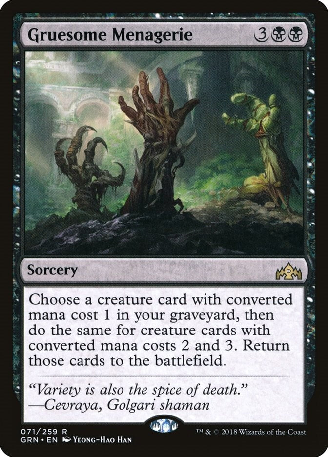 Image for Gruesome Menagerie (Guilds of Ravnica) (71) - Magic: The Gathering