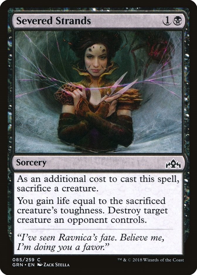 Image for Severed Strands (Guilds of Ravnica) (85) - Magic: The Gathering