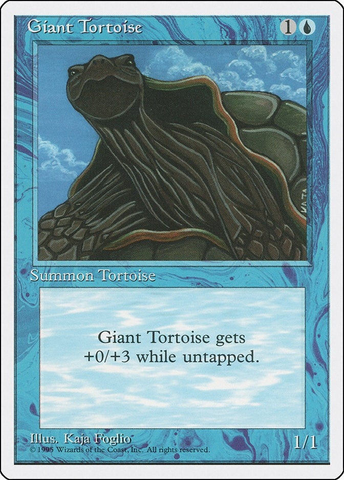 Image for Giant Tortoise (Fourth Edition) - Magic: The Gathering