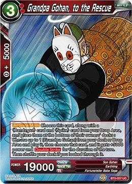 Image for Grandpa Gohan, to the Rescue (Miraculous Revival) (BT5-007) - Dragon Ball Super: Masters