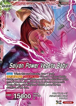 Image for Vegeta Baby // Saiyan Power Vegeta Baby (Promotion Cards) (P-070) - Dragon Ball Super: Masters