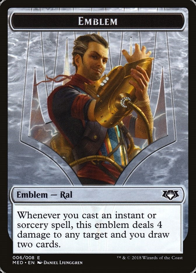 Image for Emblem - Ral, Izzet Viceroy (Mythic Edition: Guilds of Ravnica) (6) - Magic: The Gathering