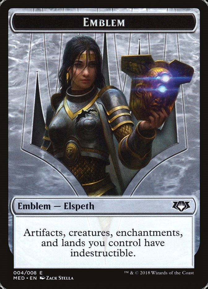 Image for Emblem - Elspeth, Knight-Errant (Mythic Edition: Guilds of Ravnica) (4) - Magic: The Gathering