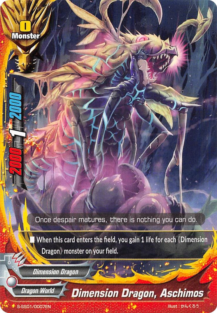 Image for Dimension Dragon, Aschimos (S-SS01: Lost Dimension) (S-SS01/0007EN) - Future Card BuddyFight