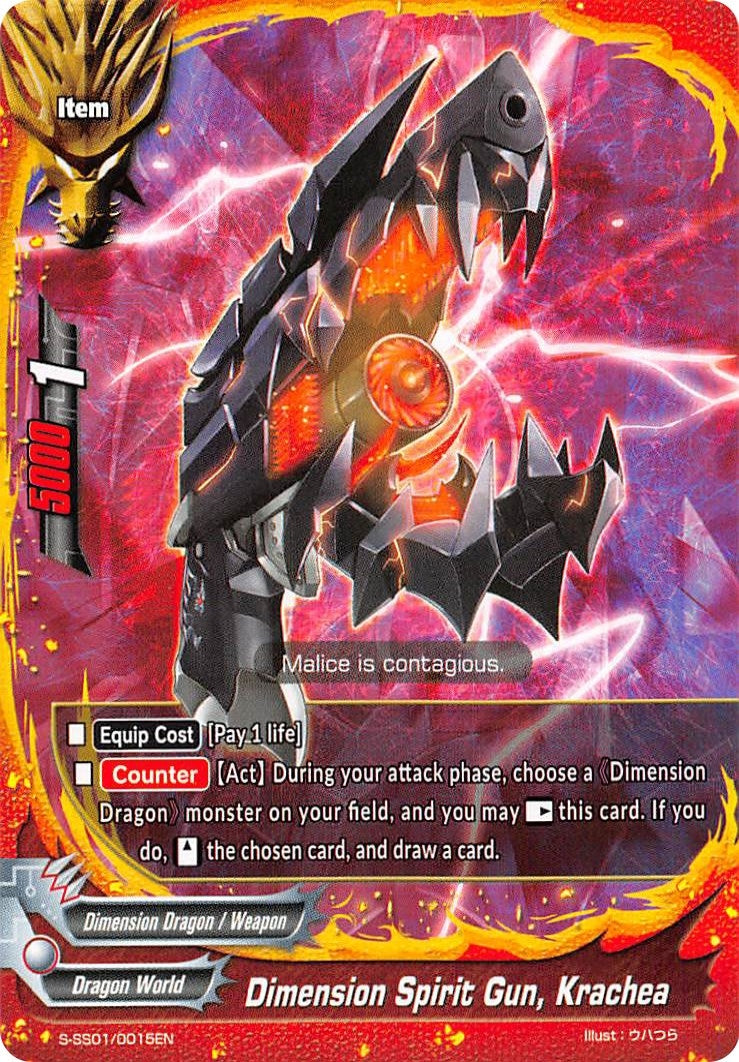 Image for Dimension Spirit Gun, Krachea (S-SS01: Lost Dimension) (S-SS01/0015EN) - Future Card BuddyFight