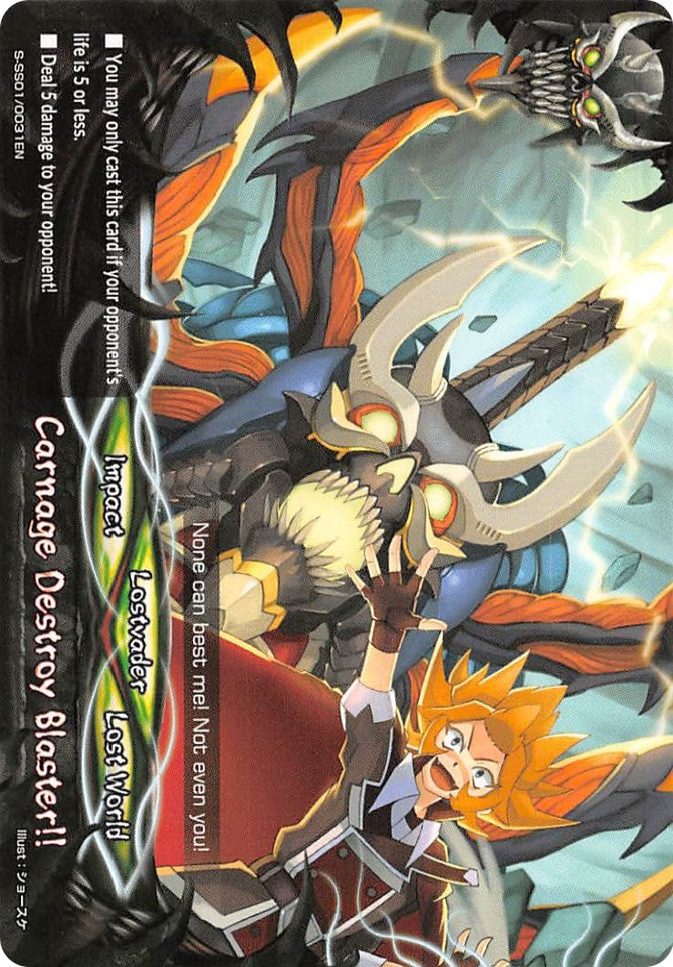 Image for Carnage Destroy Blaster!! (S-SS01: Lost Dimension) (S-SS01/0031EN) - Future Card BuddyFight