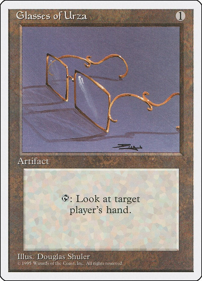 Image for Glasses of Urza (Fourth Edition) - Magic: The Gathering