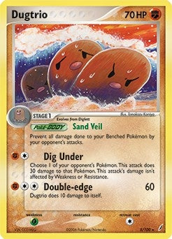 Image for Dugtrio - 5/100 (EX Crystal Guardians) (Deck Exclusives) (005/100) - Pokemon