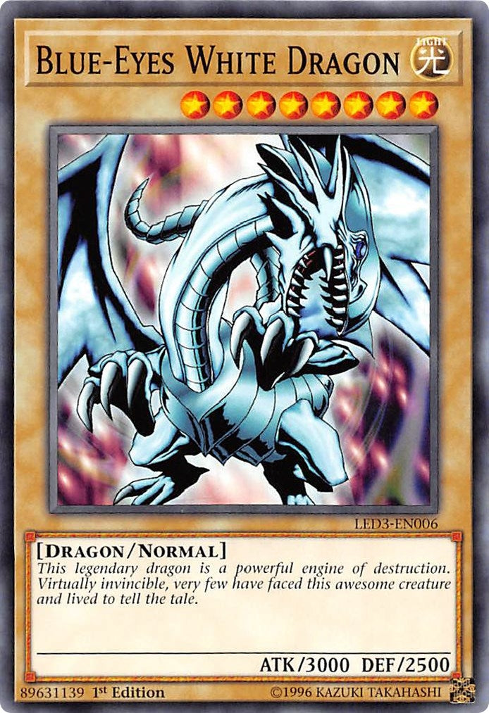 Image for Blue-Eyes White Dragon (Legendary Duelists: White Dragon Abyss) (LED3-EN006) - YuGiOh