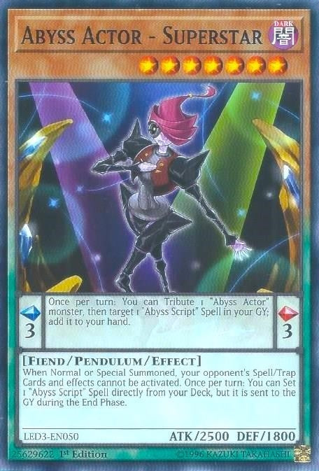 Image for Abyss Actor - Superstar (Legendary Duelists: White Dragon Abyss) (LED3-EN050) - YuGiOh
