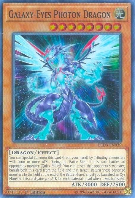 Image for Galaxy-Eyes Photon Dragon (Legendary Duelists: White Dragon Abyss) (LED3-EN039) - YuGiOh