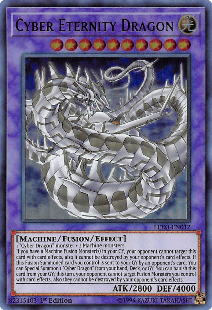 Image for Cyber Eternity Dragon (Legendary Duelists: White Dragon Abyss) (LED3-EN012) - YuGiOh