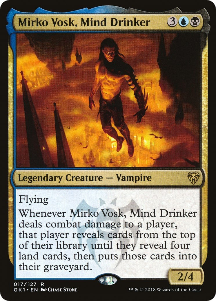 Image for Mirko Vosk, Mind Drinker (Guilds of Ravnica: Guild Kits) (17) - Magic: The Gathering