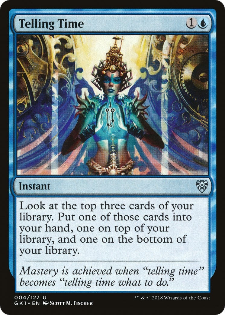 Image for Telling Time (Guilds of Ravnica: Guild Kits) (4) - Magic: The Gathering