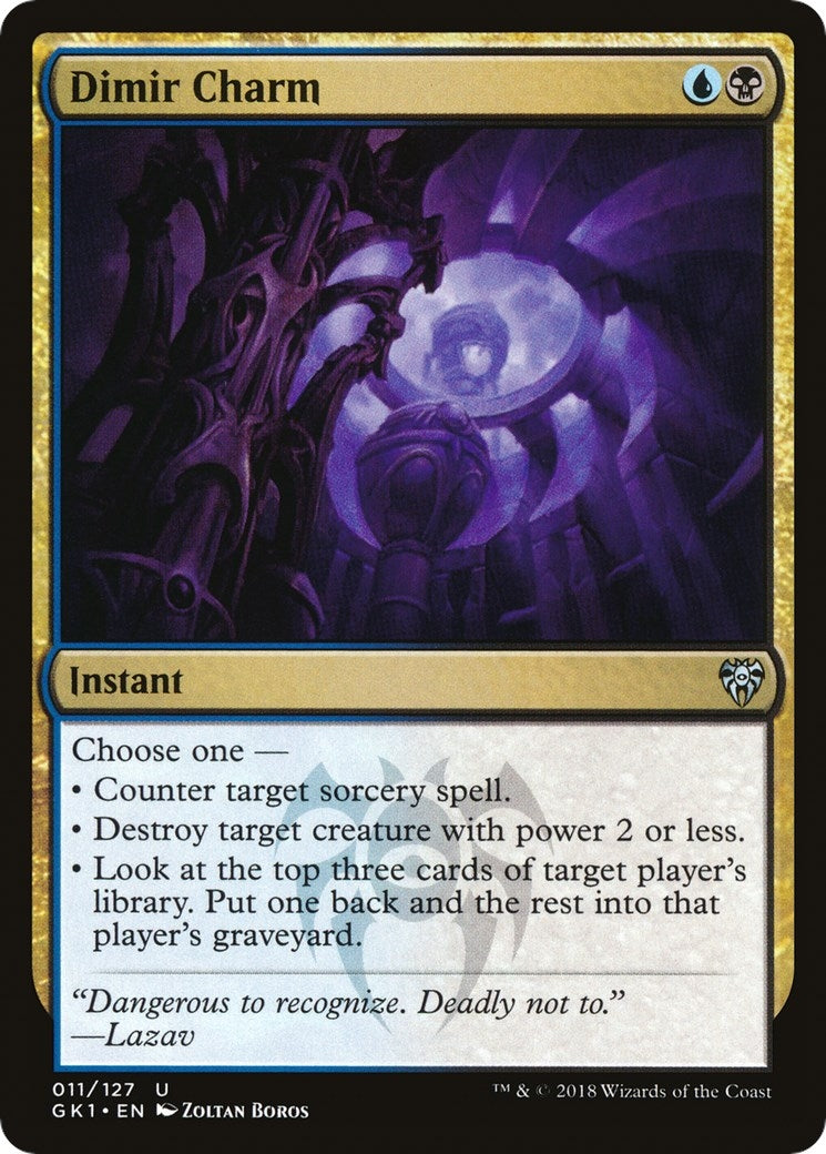 Image for Dimir Charm (Guilds of Ravnica: Guild Kits) (11) - Magic: The Gathering