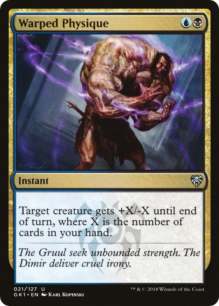 Image for Warped Physique (Guilds of Ravnica: Guild Kits) (21) - Magic: The Gathering