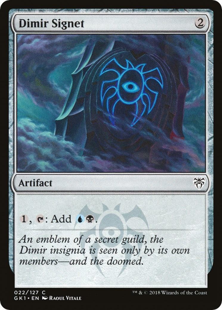 Image for Dimir Signet (Guilds of Ravnica: Guild Kits) (22) - Magic: The Gathering