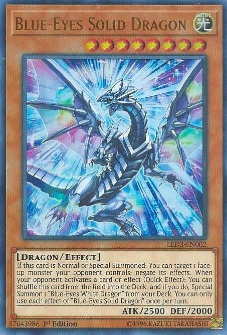 Image for Blue-Eyes Solid Dragon (Legendary Duelists: White Dragon Abyss) (LED3-EN002) - YuGiOh
