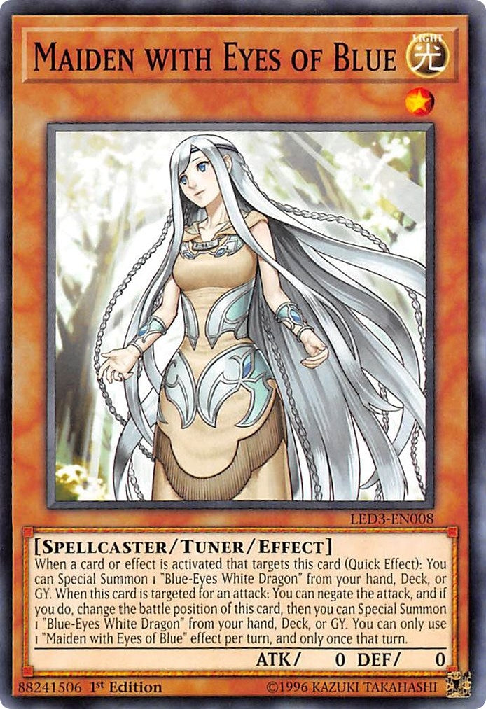 Image for Maiden with Eyes of Blue (Legendary Duelists: White Dragon Abyss) (LED3-EN008) - YuGiOh