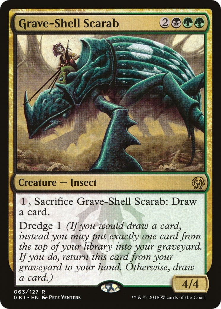 Image for Grave-Shell Scarab (Guilds of Ravnica: Guild Kits) (63) - Magic: The Gathering